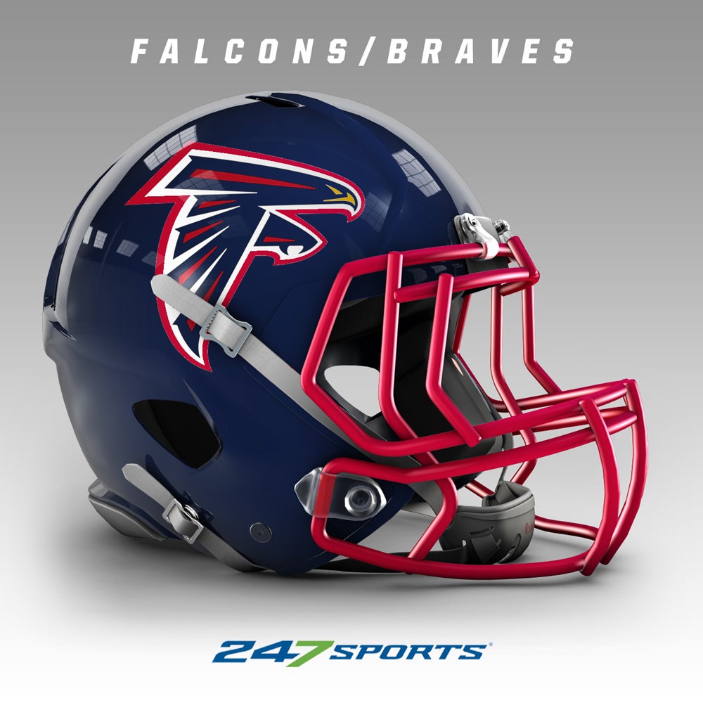 If MLB,NBA and NHL teams wore NFL helmets, this is what they would look like