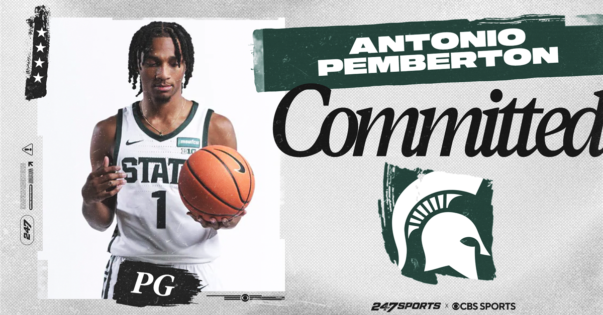 No. 20-ranked Antonio Pemberton commits to Michigan State basketball