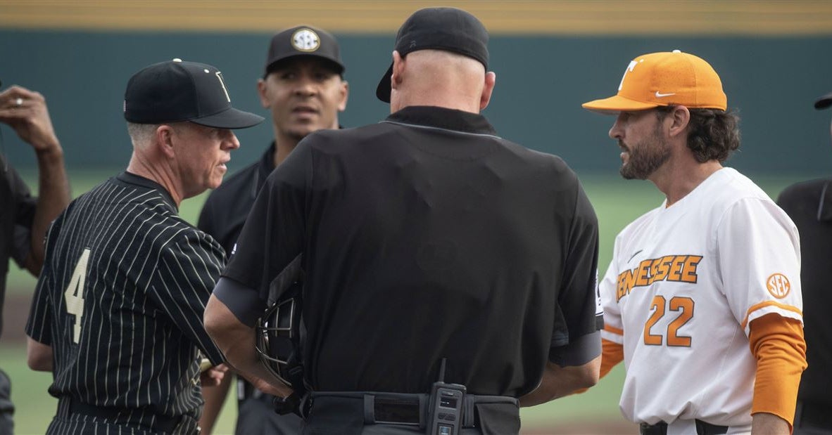 Everything Tony Vitello said after Tennessee baseball's midweek win ...