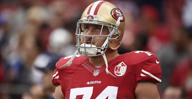 Ex-49ers, Central Michigan lineman Joe Staley has lost 50 pounds