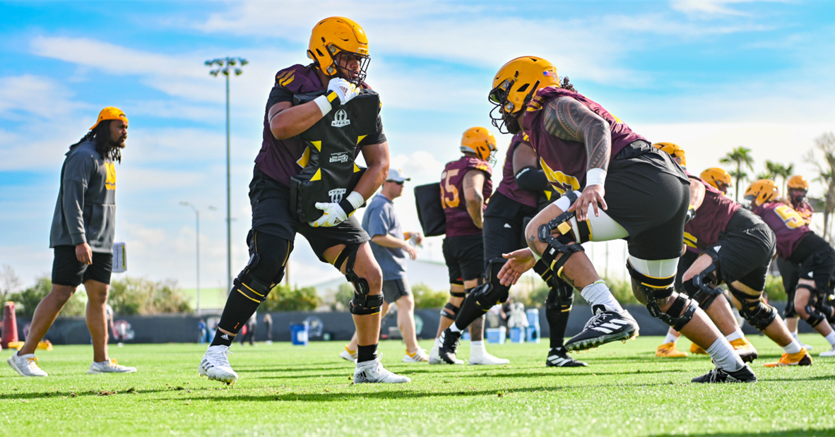 Sun Devils continue to evaluate myriad offensive line combinations