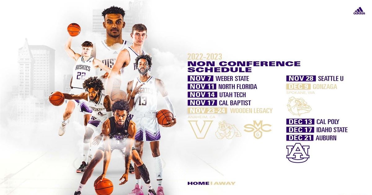 Huskies Announce 202223 NonConference Schedule