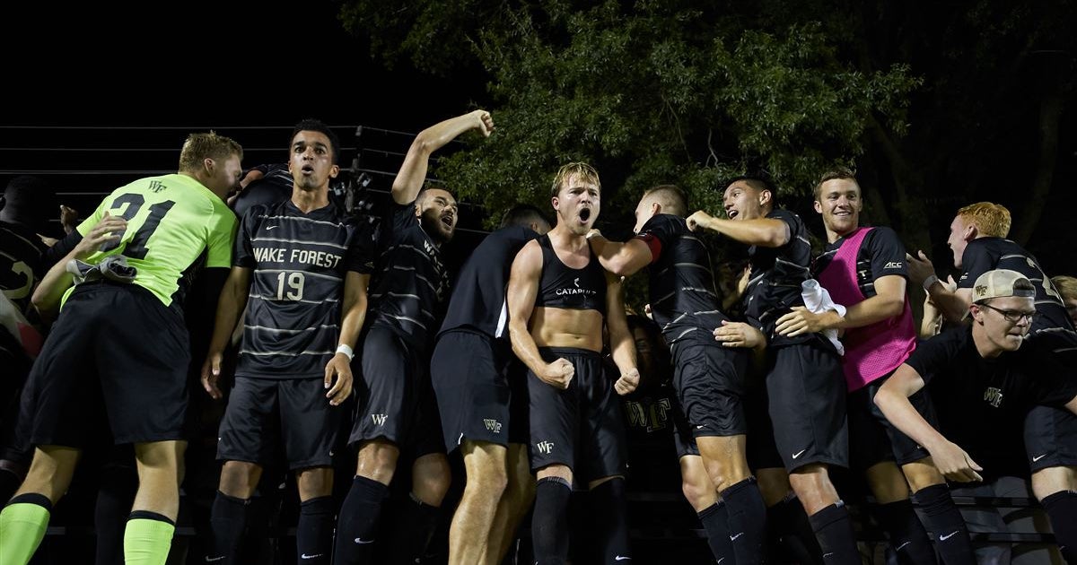 No. 7 Wake Men's Soccer Storms Back to Beat No. 4 Clemson in OT