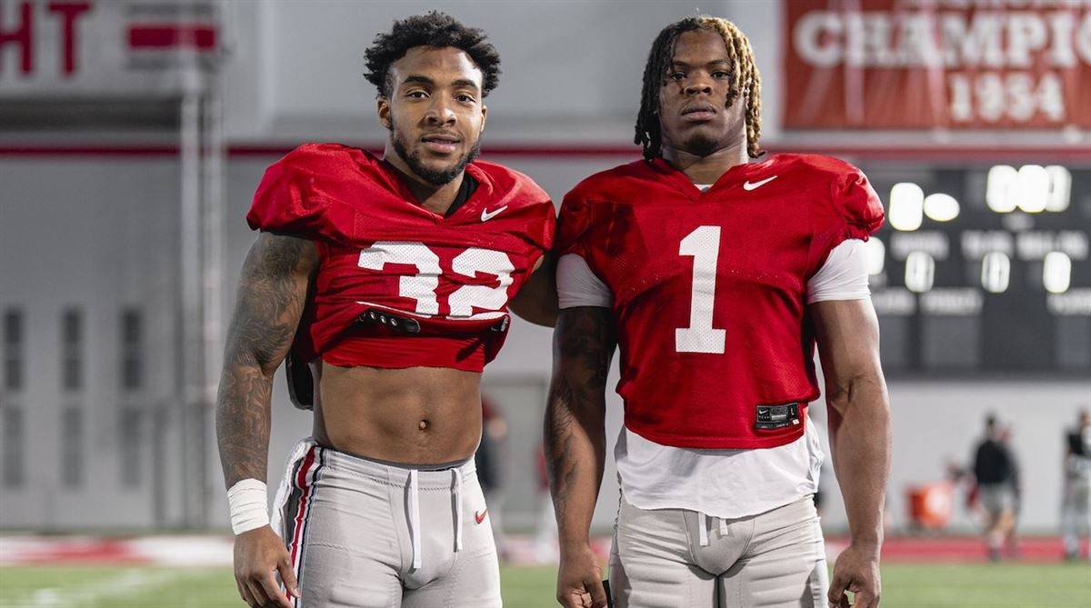 Quinshon Judkins, TreVeyon Henderson address split backfield at Ohio State:  'God has been helping me love him'