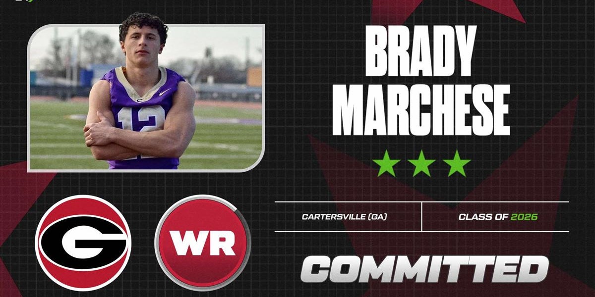 Georgia adds commitment from WR Brady Marchese