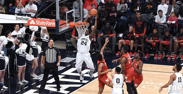 Mike Watkins had a terrific game in his team's win over Maryland. (Photo: Mark Brennan/FOS-247 via 24/7 Sports.)