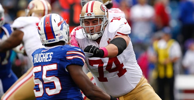 Central Michigan offensive tackles working with Joe Staley toward NFL