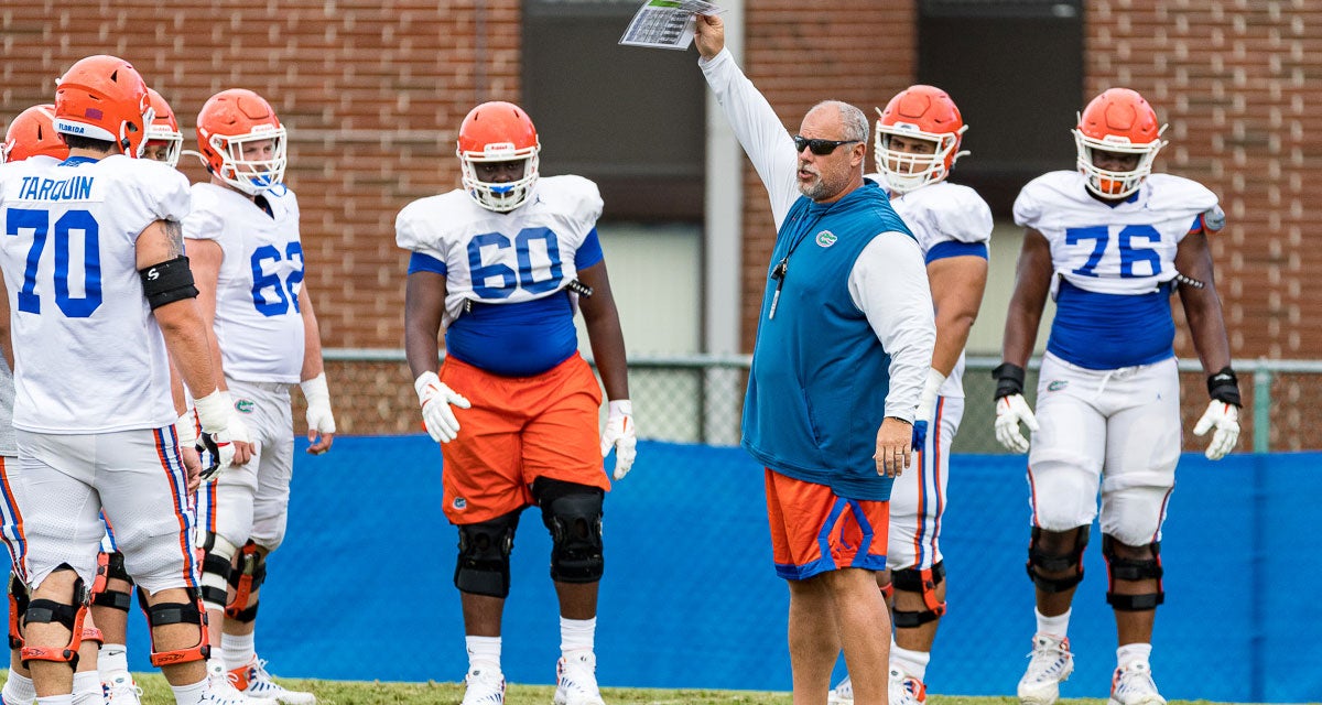 Uf Continuing To Develop O Line Depth With White Out uf continuing to develop o line depth