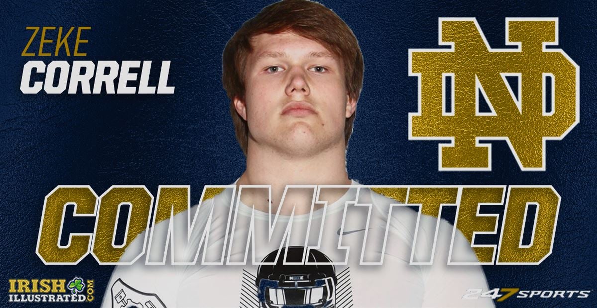 Under Armour All-American Zeke Correll to play football at Notre Dame