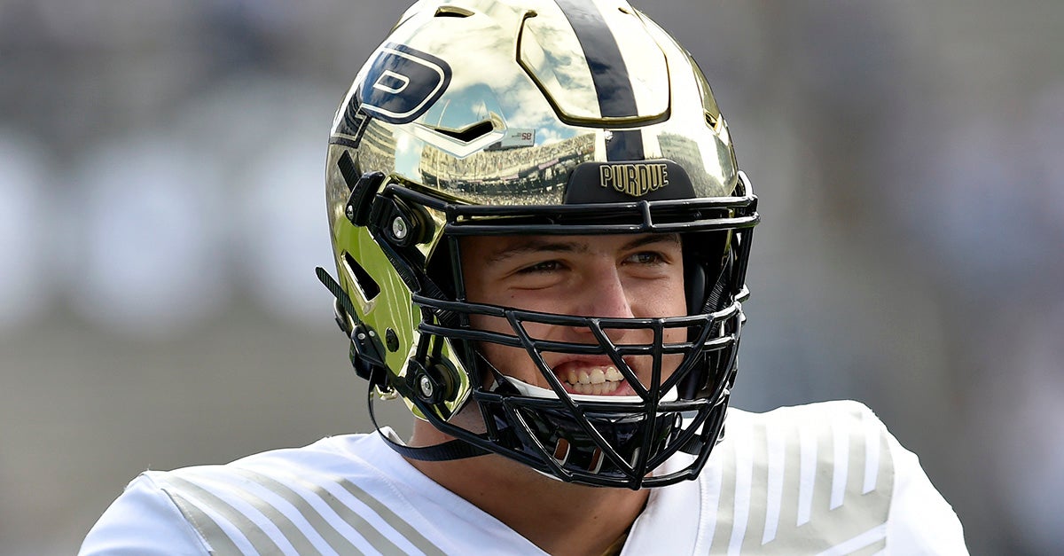 Before going half a mile to Purdue, George Karlaftis dons AAB jersey