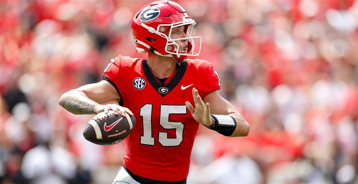 NFL Draft 2024: Georgia TE Brock Bowers dominates Auburn, could fly up  boards in next few weeks - DraftKings Network