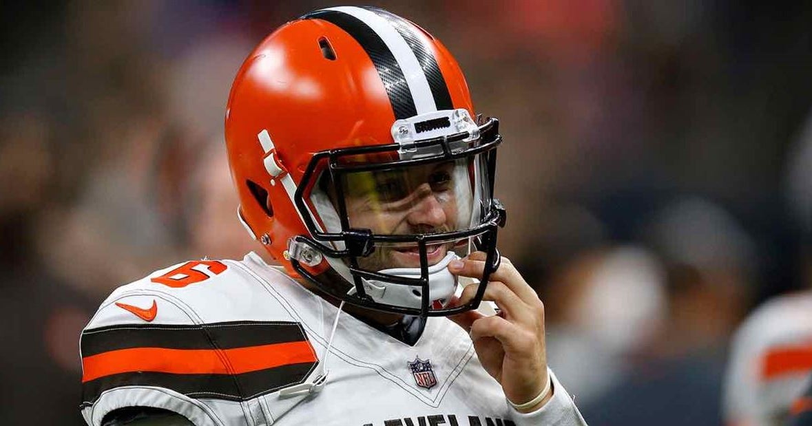 Baker Mayfield enters game vs. Jets