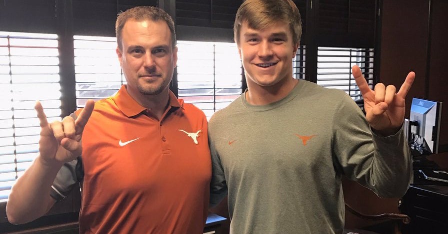 Texas QB commit Ehlinger meets Tom Herman