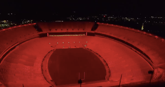 Alabama Shows Off Capabilities Of New Crimson Stadium Lights