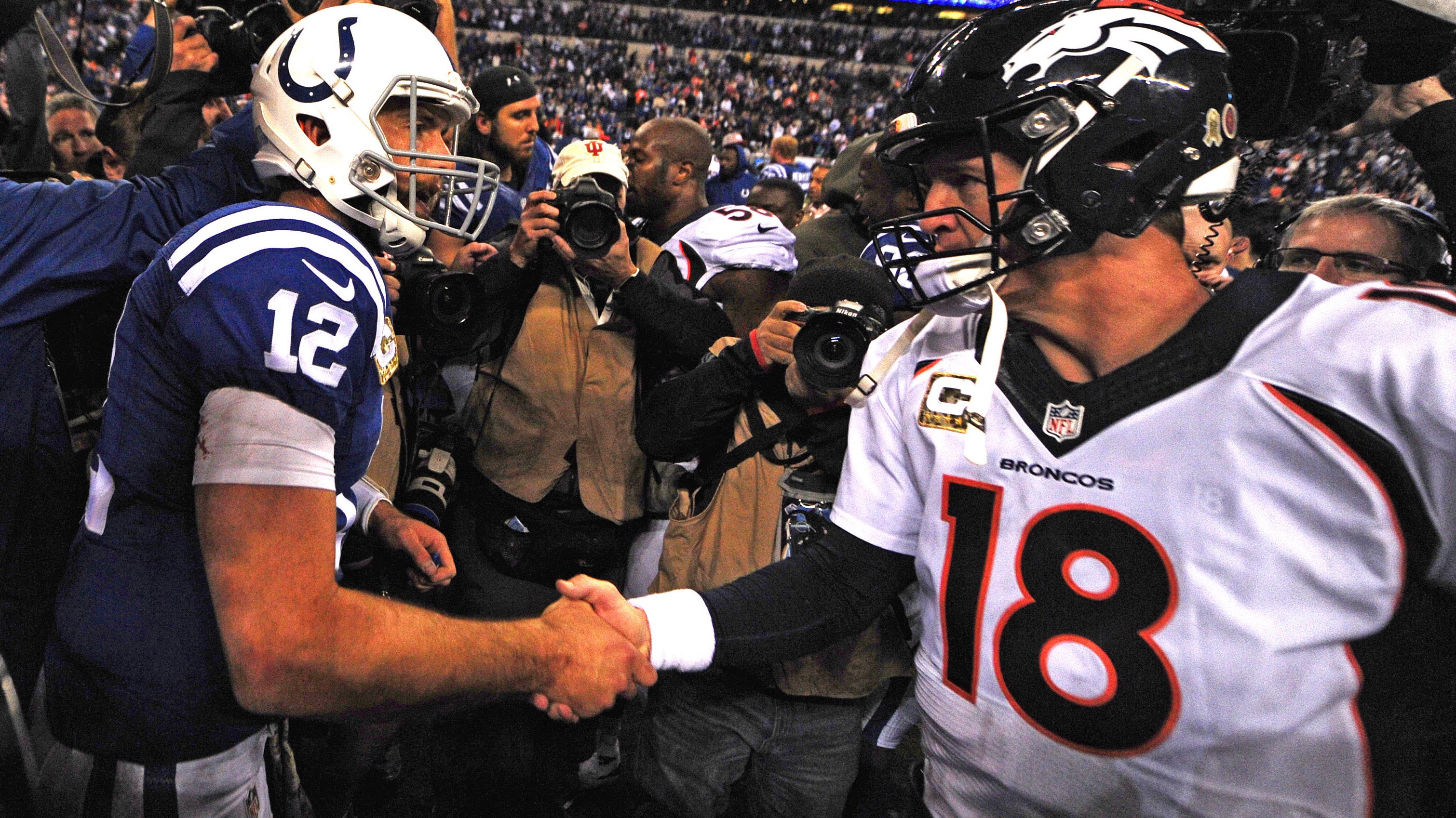 Broncos vs. Colts (Week 9), Andrew Luck vs. Peyton Manning Mini Replay