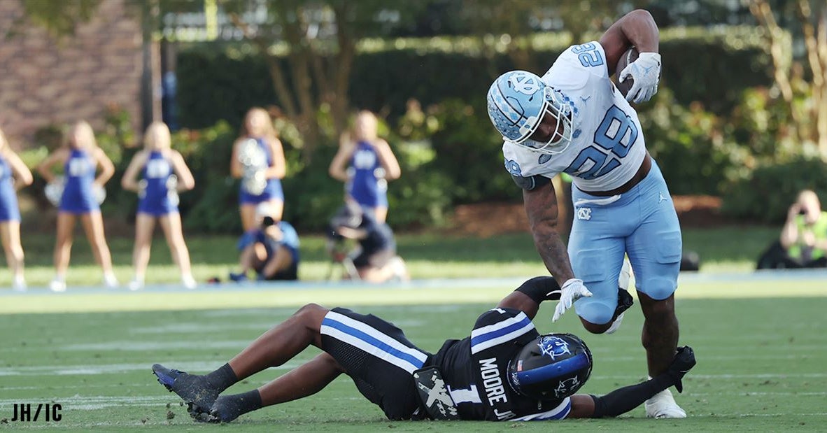 UNC Football Blows Lead, Collapses in Loss at Duke