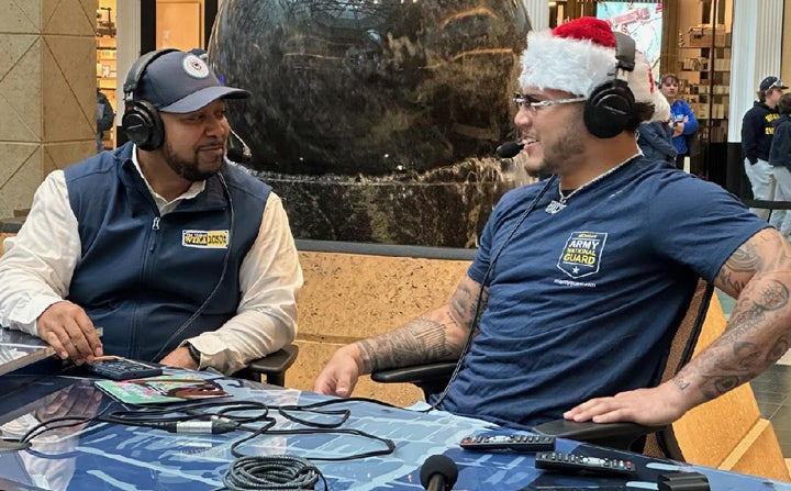 WATCH Blake Corum toy drive broadcast