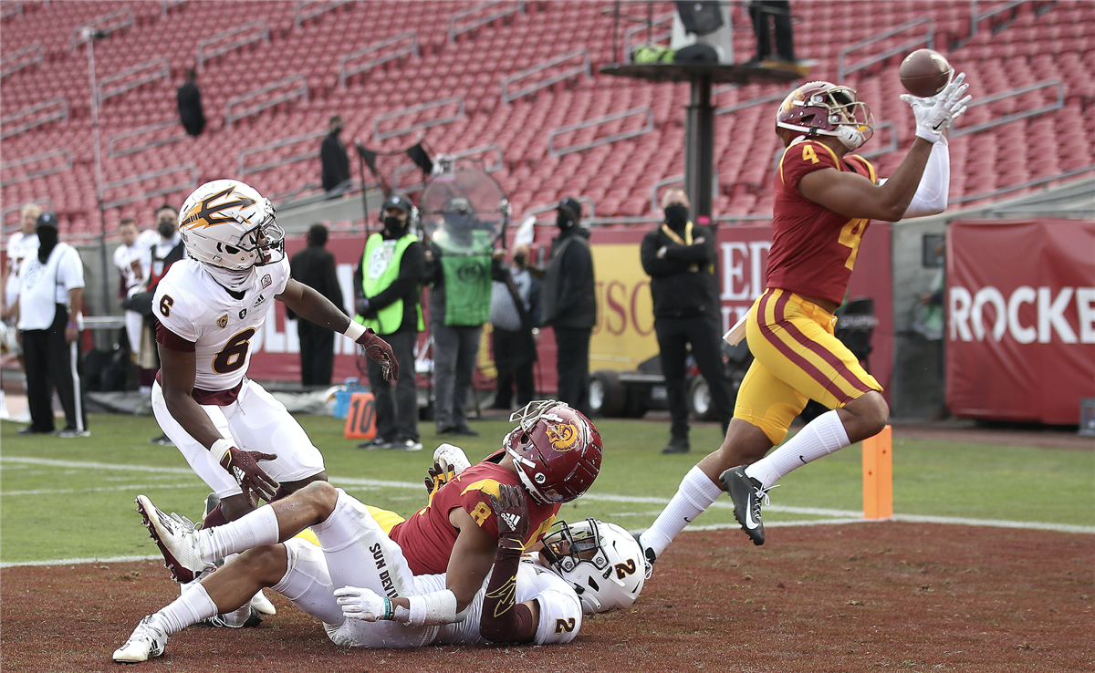 USC freshman receiver Bru McCoy enters transfer portal - Los