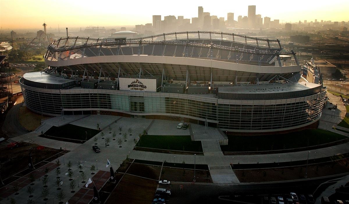 Fire Burns Seats Inside Of Empower Field At Mile High