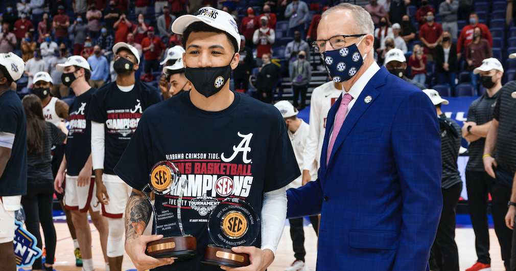 Alabama�s Jahvon Quinerly named SEC Tournament MVP