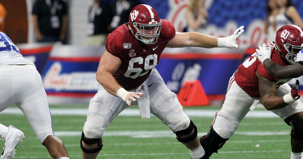 Landon Dickerson Brings Some Nasty To Alabama S Offensive Line
