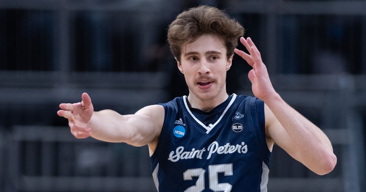 Doug Edert March Madness 2022: Saint Peter's star Doug Edert lands Buffalo Wild ...