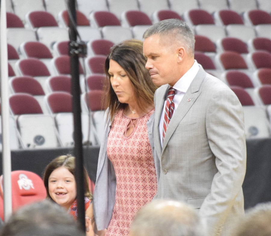 Gallery: Holtmann, family introduced at Ohio State