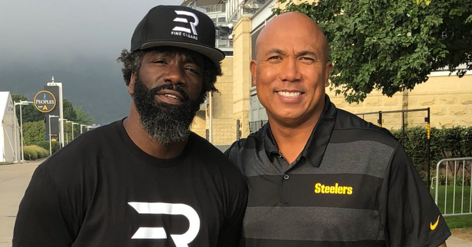 Hines Ward shares photo with Ed Reed