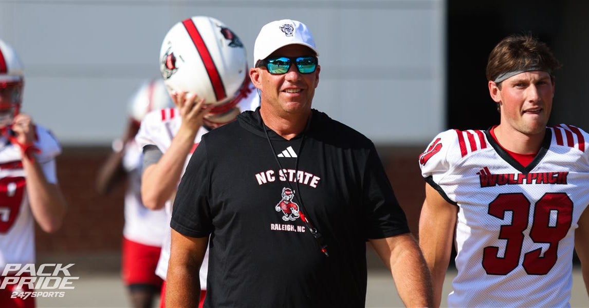 Dave Doeren at Day 1 of NC State fall camp 2025: 'We've got some guys that can go'