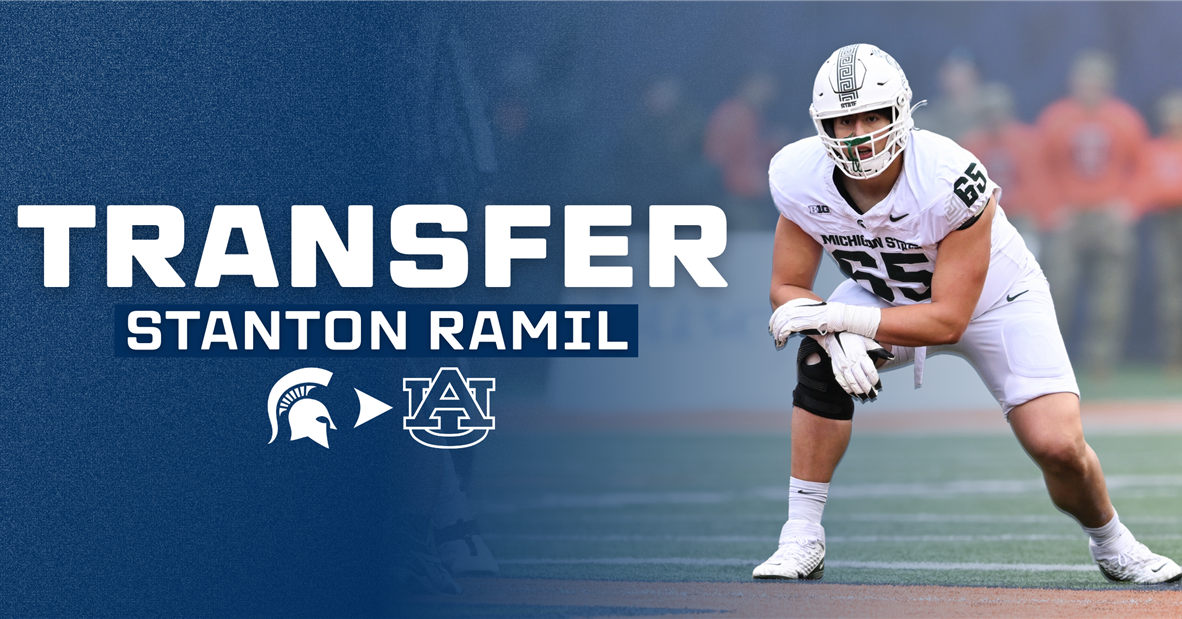 Alabama native, former Michigan State LT Stanton Ramil signs with Auburn