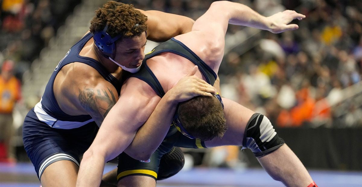Penn State wrestling wins team national title, Greg Kerkvliet finishes