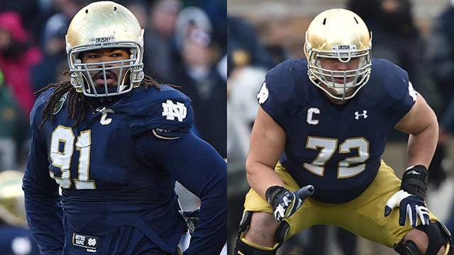 Notre Dame Qb Brady Quinn, Travis Thomas, And Tom Zbikowski Sports