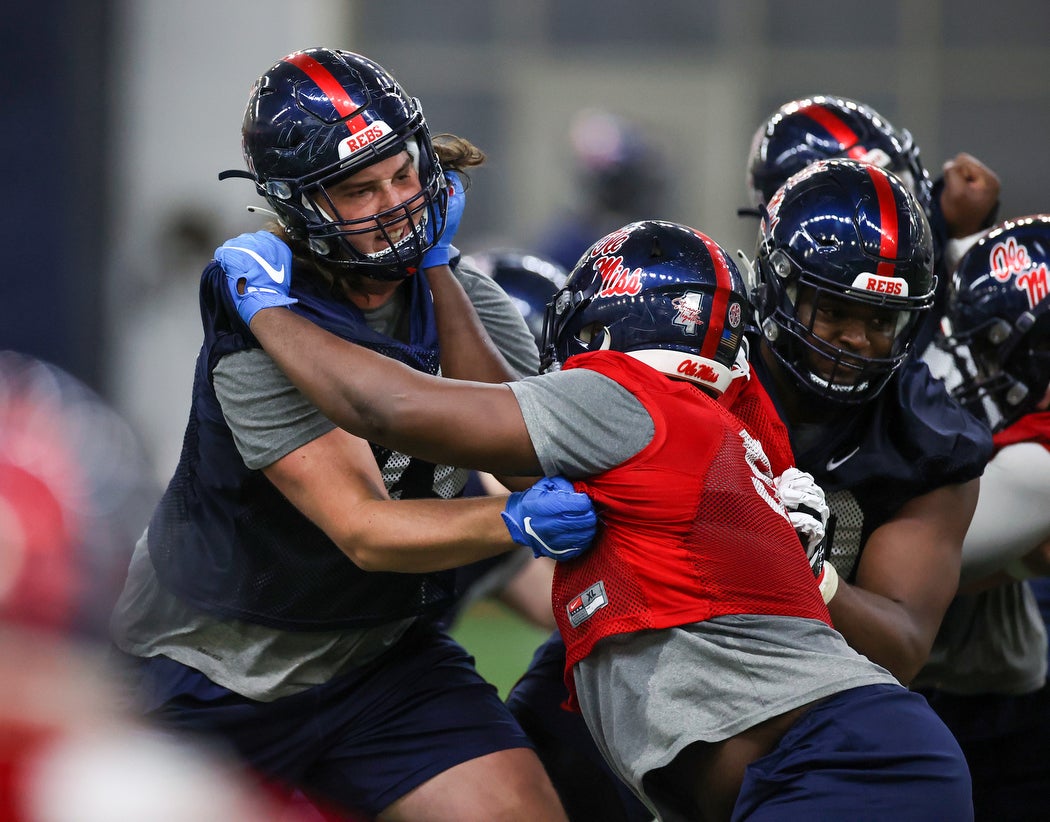 Photos: More sights and scenes from Ole Miss' first practice of spring