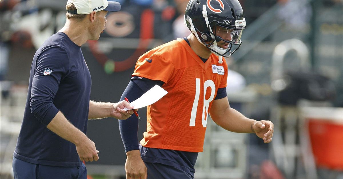 Halas Hall Notebook 9/1: Caleb Williams' leadership has him more vocal in 2026