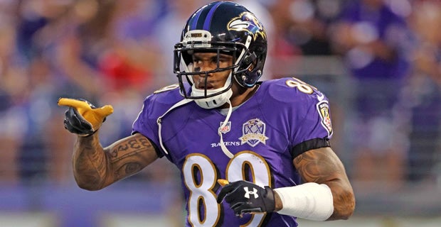 NFL Network analyst Steve Smith Sr. speaks on air during the NFL Network's  NFL GameDay Kickoff broadcast before the start of an NFL football game  between the Baltimore Ravens and the Miami