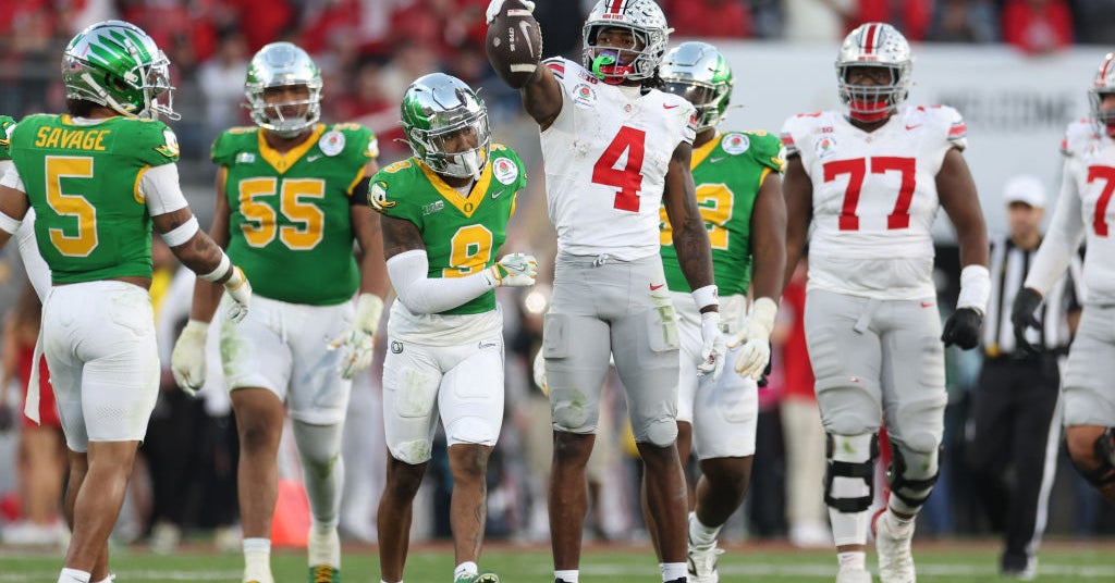 College Football Playoff quarterfinal insights feature Ohio State dominance, Marcus Freeman stardom