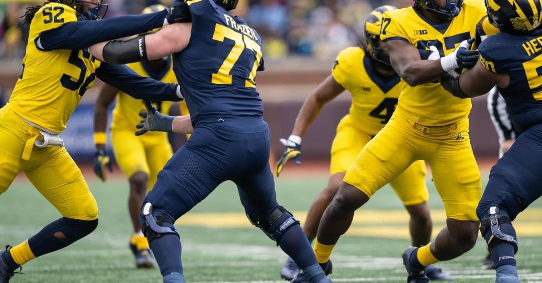 Blake Frazier Rebuilt His Body For a Bigger Second Act; Sees Similar Leaps Across Michigan’s Roster