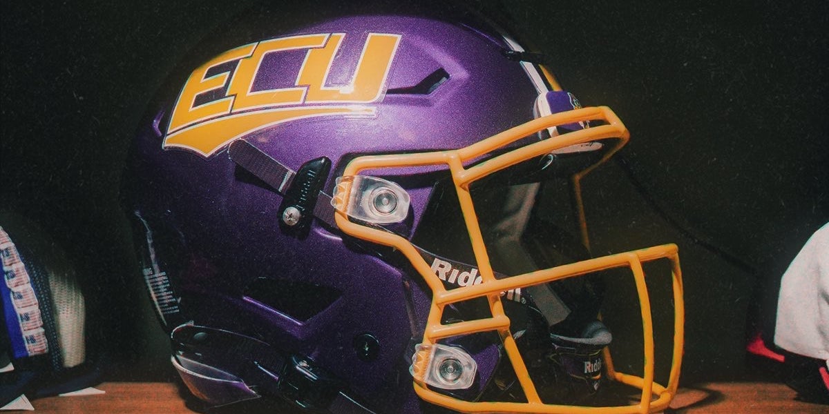 ecu youth football helmet East Carolina Pirates Matte Black Replica Speed SP face mask Youth Vive La Fete Heather