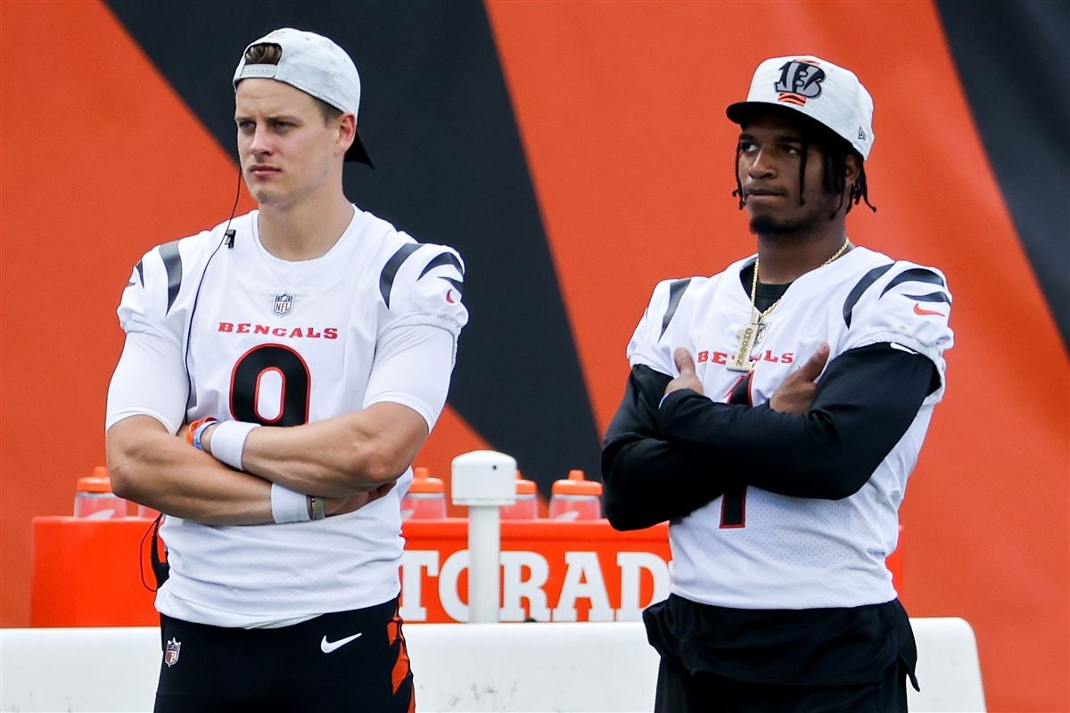 Cincinnati Bengals quarterback Joe Burrow, wide receiver Ja'Marr