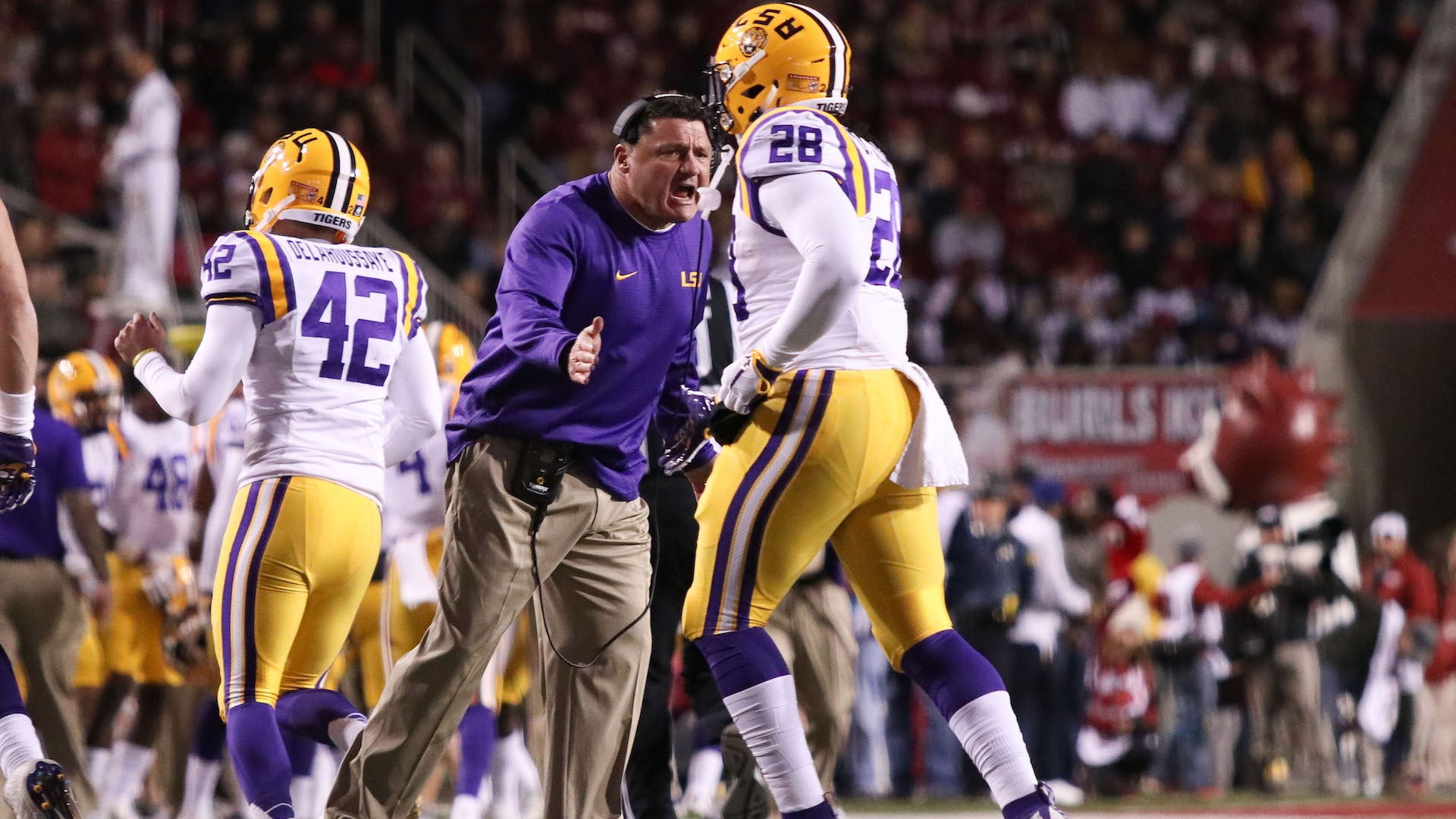 LSU coach Ed Orgeron's former players recall his intense motivational  tactics