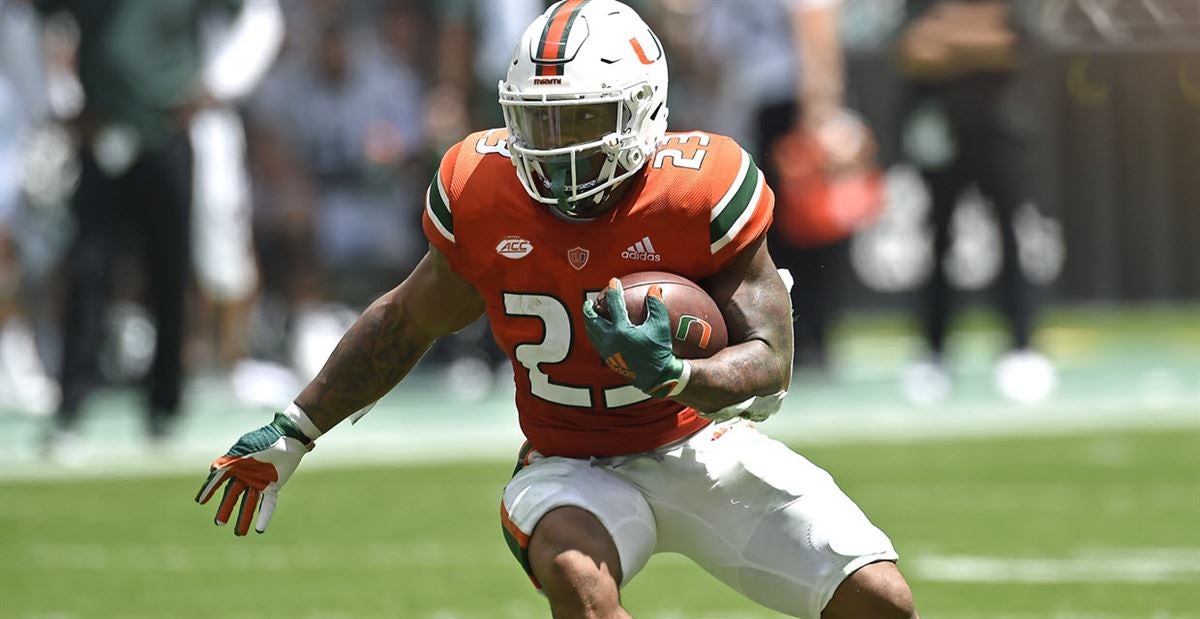 Cam'Ron Harris Running Back Miami  NFL Draft Profile & Scouting Report