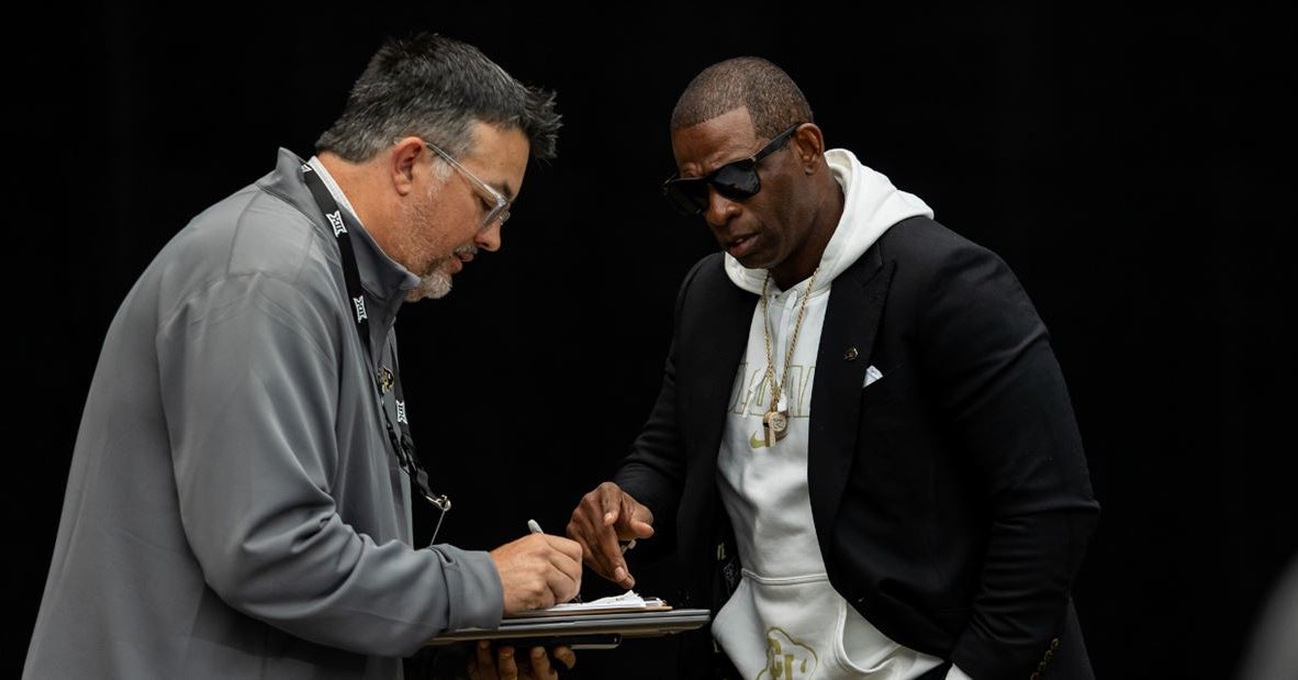WATCH: Deion 'Coach Prime' Sanders' breakout session scrum at Big 12 ...