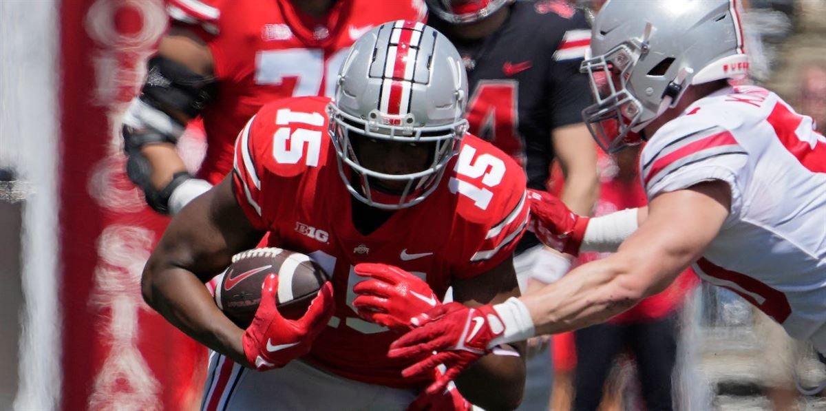 Early Enrollee Wide Receiver Garrett Wilson Making Strong First Impression  in Ohio State Spring Practice