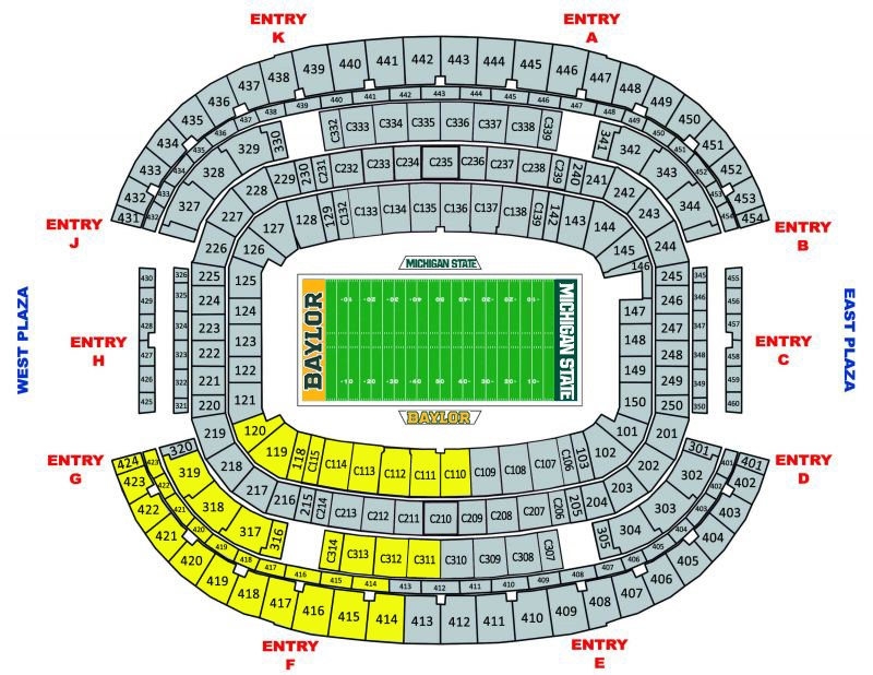 Cotton Bowl Fair Park Seating Chart