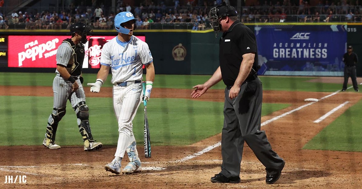 UNC Baseball Falls to Wake Forest in Extra Innings, Exits ACC Tournament