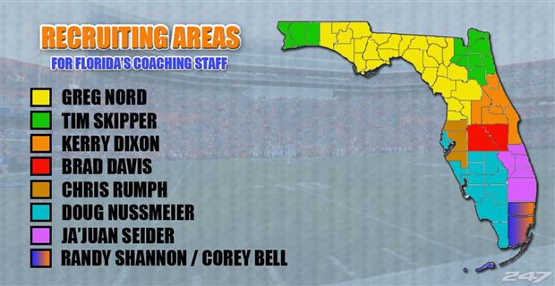 Breaking Down Florida Gators Recruiting Areas