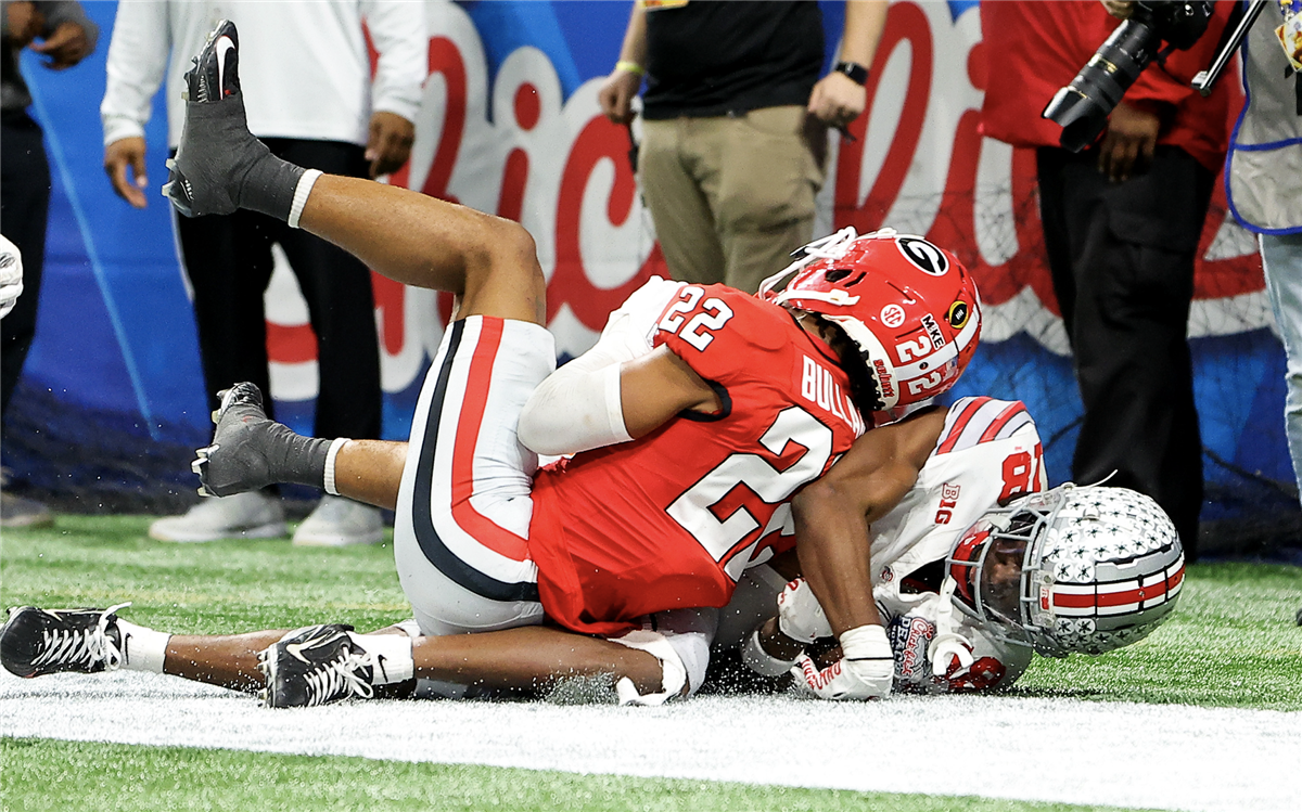 Ohio State WR Marvin Harrison Jr. Takes BIG HIT vs Georgia