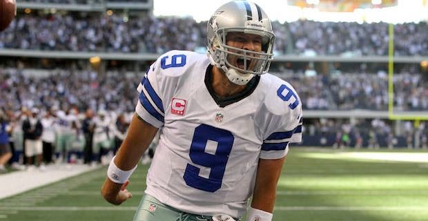 One page 2018 nfl schedule updated with week 8 scores Tony Romo channels inner 'Major League' with message to NFC East