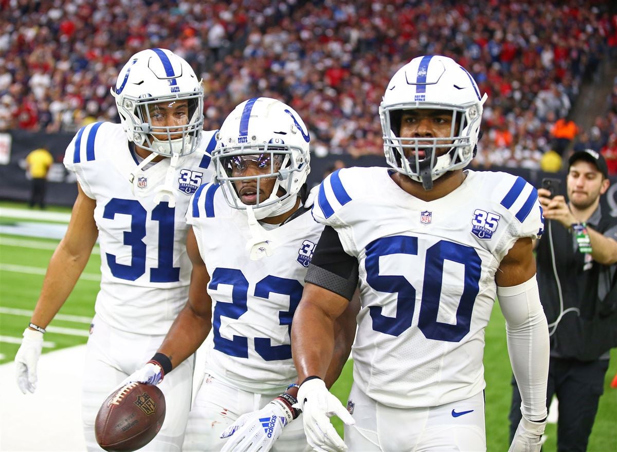 Indianapolis Colts' Kenny Moore II plays during a preseason NFL