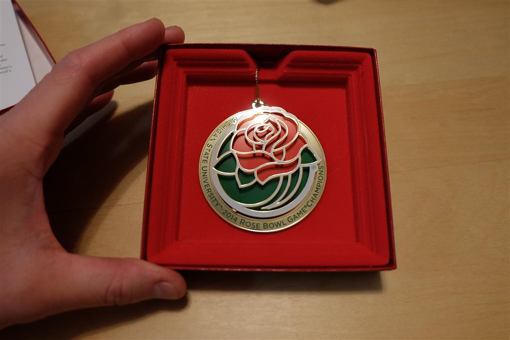 MSU Rose Bowl Ornament